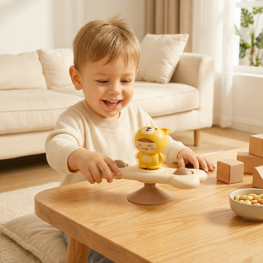 Montessori Suction Cup Spinner – Rotating Educational Toy