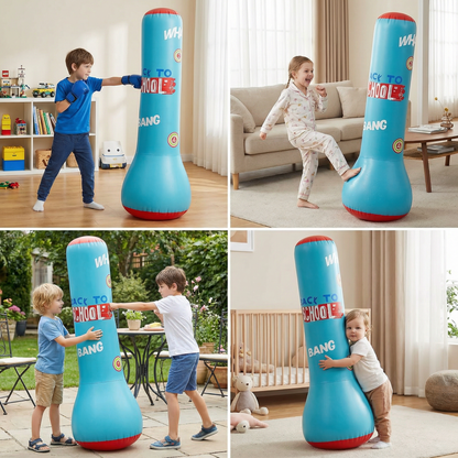 Inflatable Kids Boxing Punching Bag with Water Base