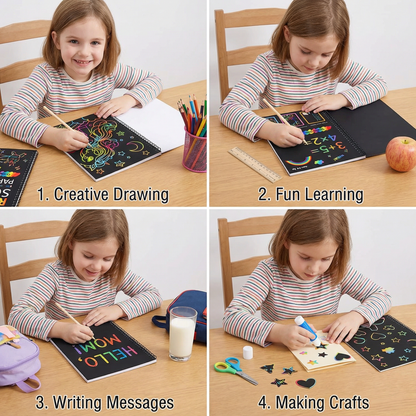 Magical Rainbow Scratch Paper
