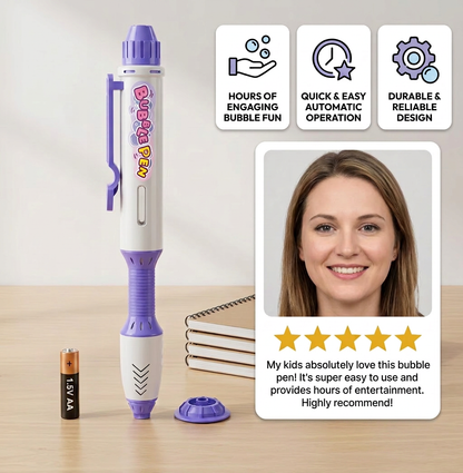 Magic Bubble Blaster Pen – Automatic Bubble Wand for Kids