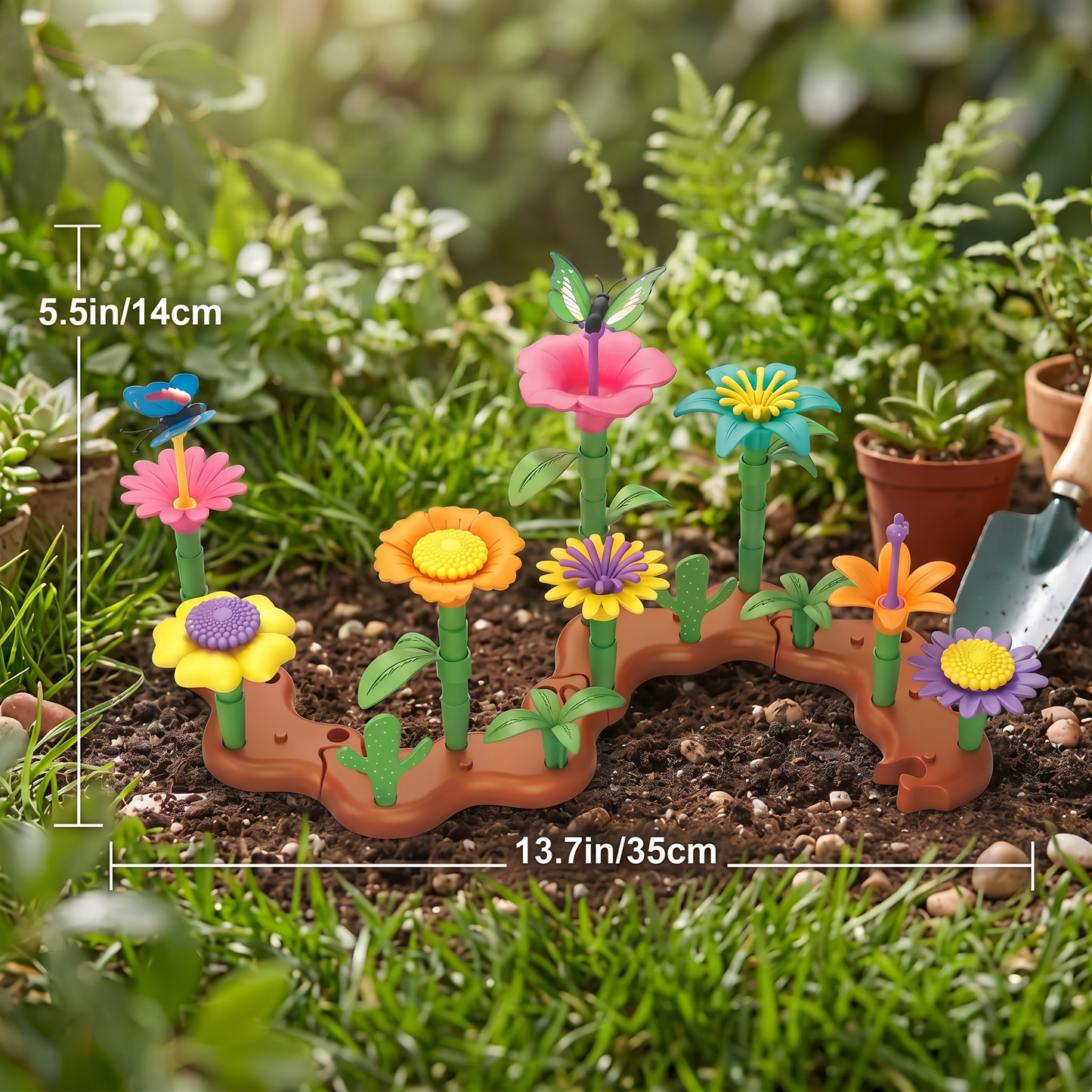 Flower Garden Building Toy for Kids – Creative Planting & Learning Playset for Little Gardeners