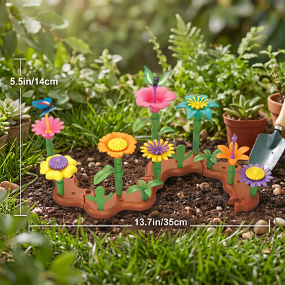 Flower Garden Building Toy for Kids – Creative Planting & Learning Playset for Little Gardeners