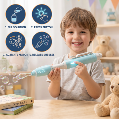 Magic Bubble Blaster Pen – Automatic Bubble Wand for Kids