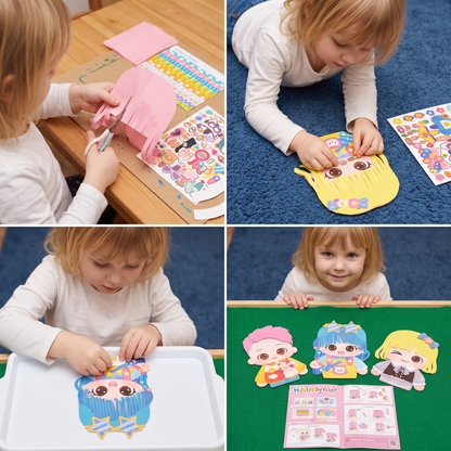 DIY Hair Stylist Craft Kit for Kids
