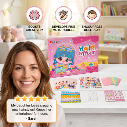 DIY Hair Stylist Craft Kit for Kids