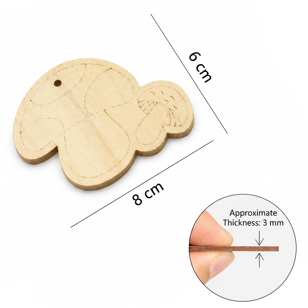 DIY Wooden Paint & Play Craft Kit for Kids