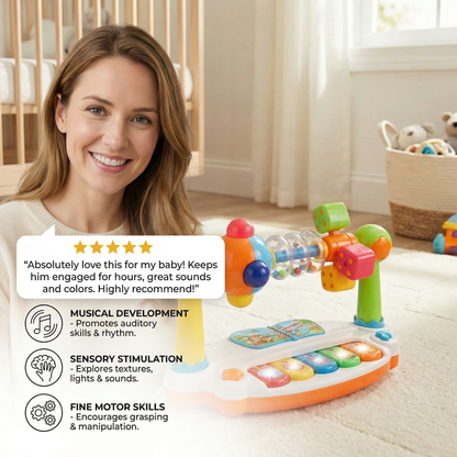 Musical 5-in-1 educational toy for babies