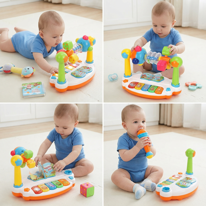 Musical 5-in-1 educational toy for babies