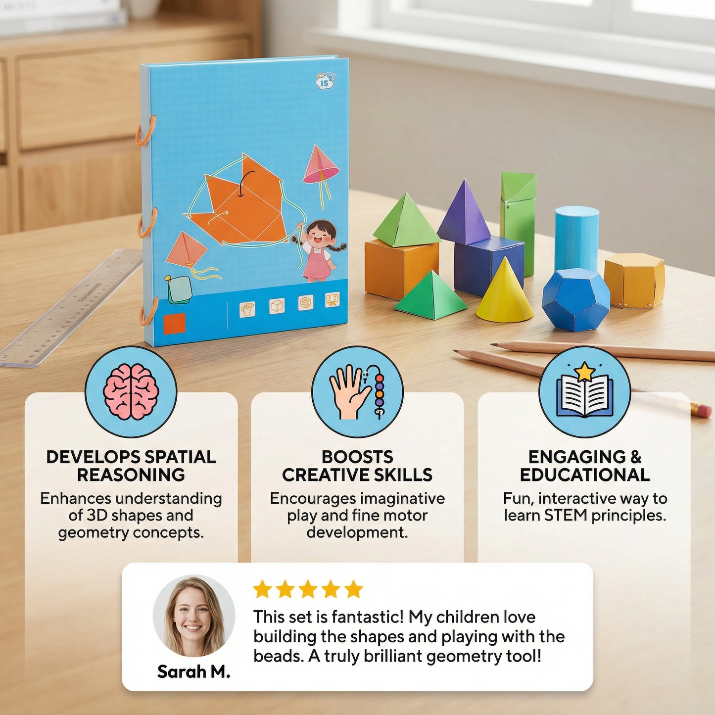 Brilliant geometry textbook for children