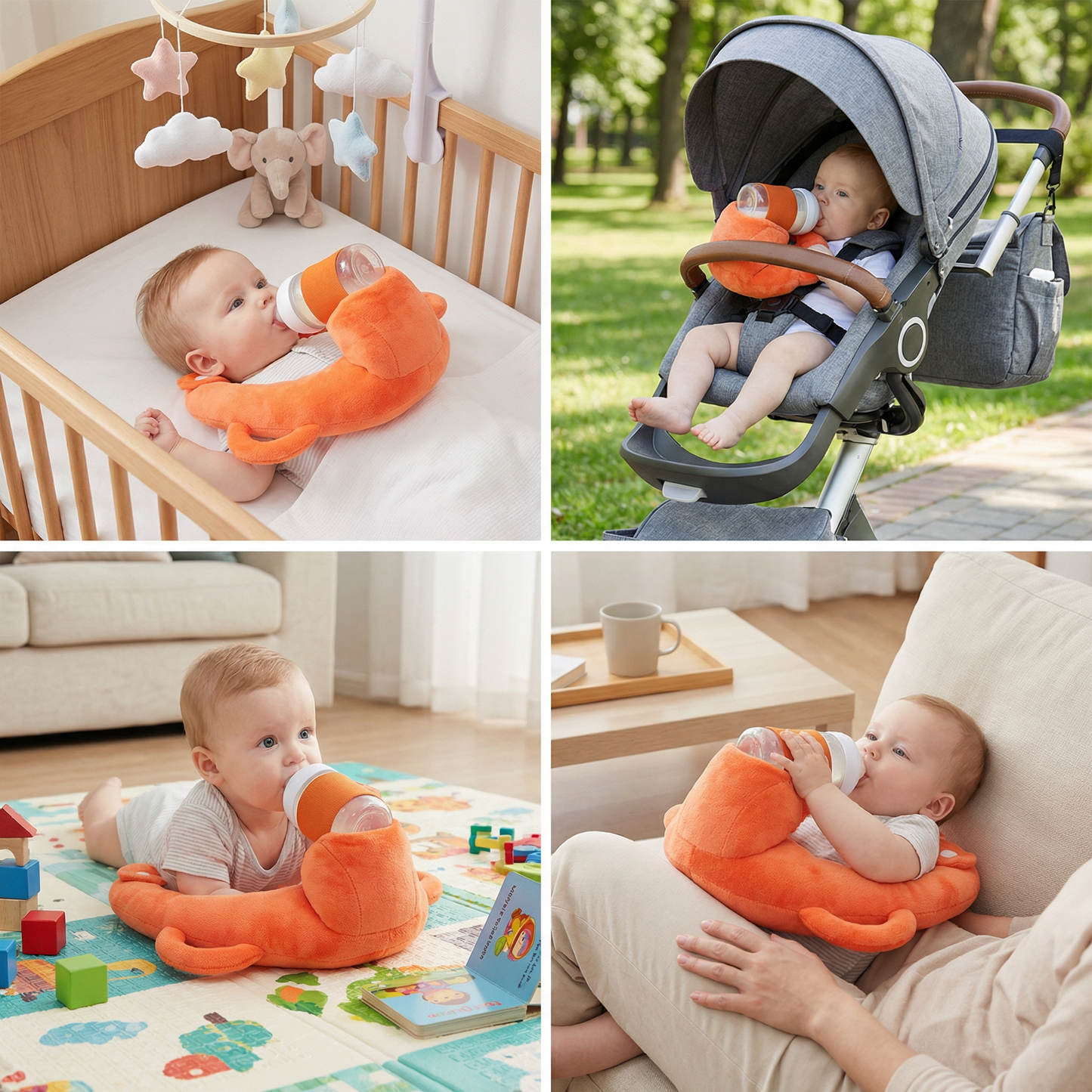 Baby Hands-Free Nursing Pillow