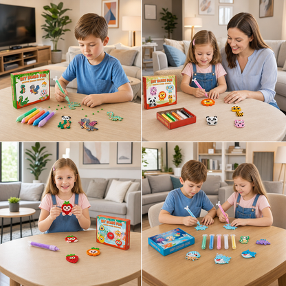 DIY Bead Art Pen Kit – Create & Decorate Animal Designs