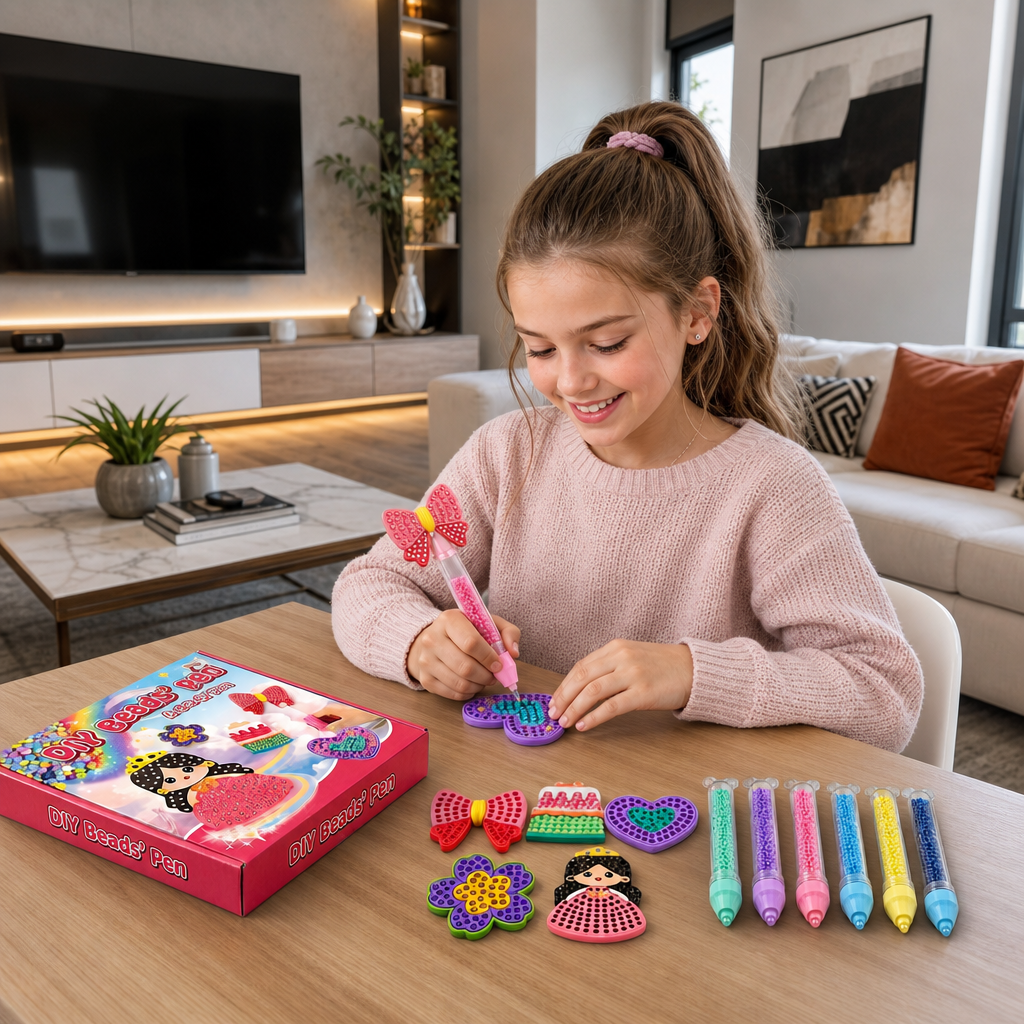 DIY Bead Art Pen Kit – Create & Decorate Animal Designs