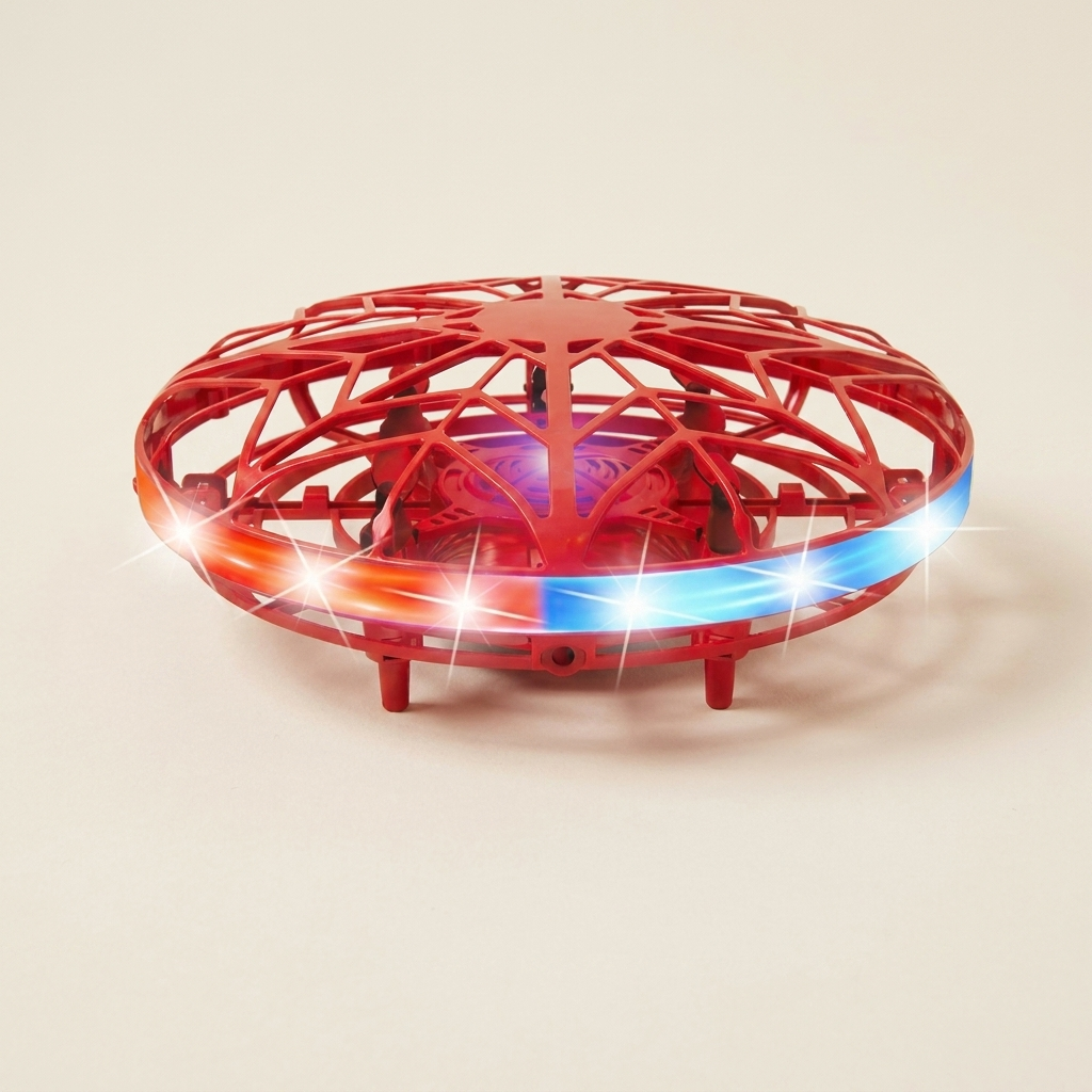 Motion-Sensing LED UFO Flying Drone