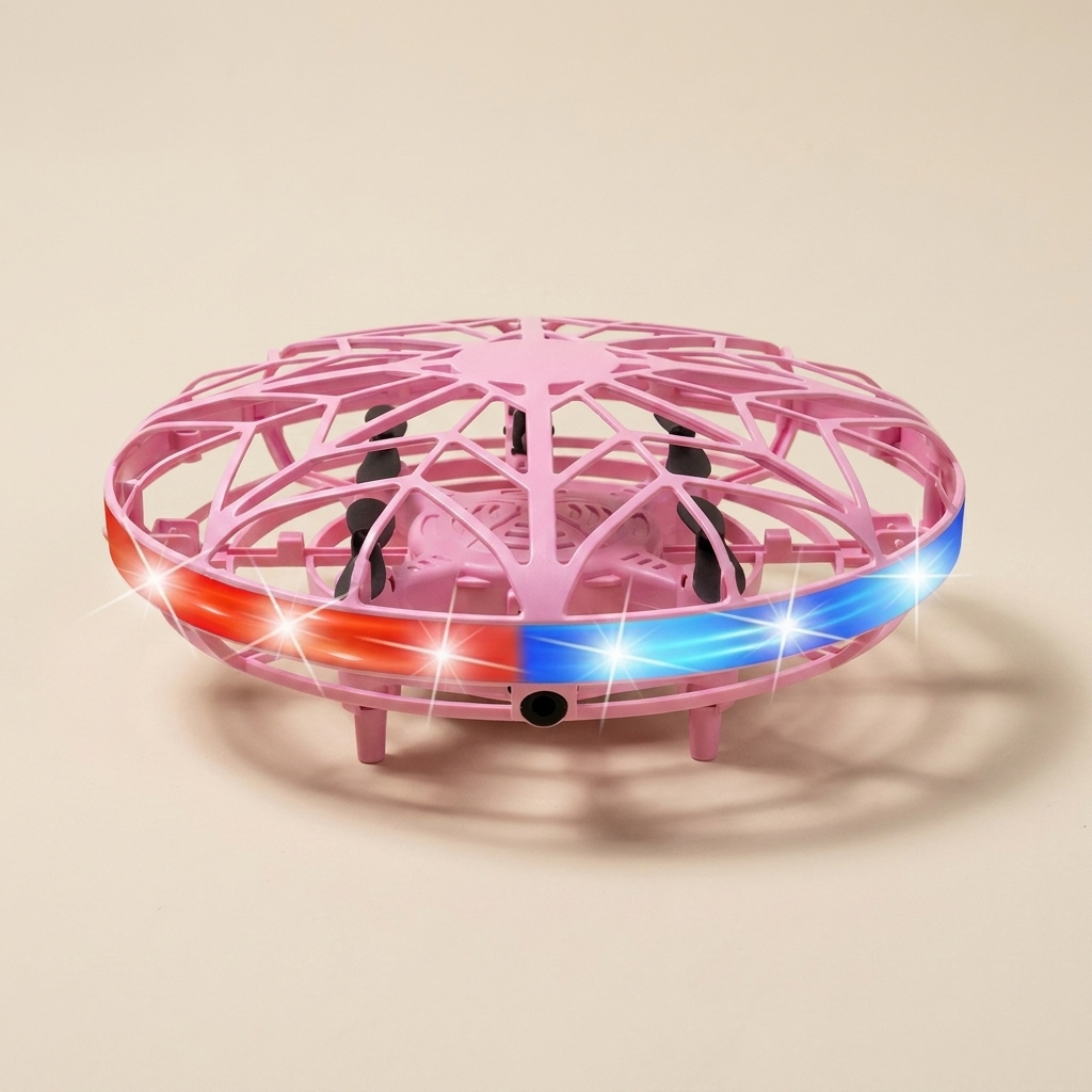 Motion-Sensing LED UFO Flying Drone