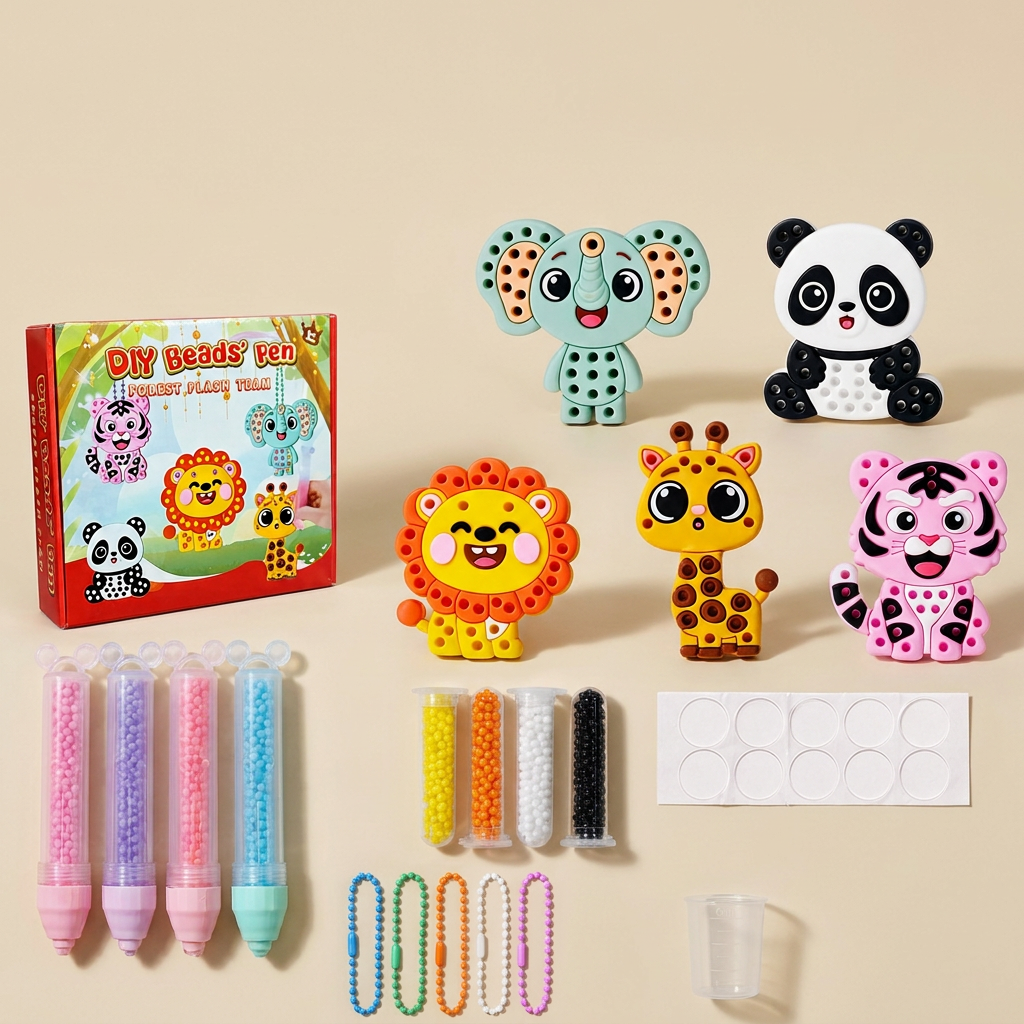 DIY Bead Art Pen Kit – Create & Decorate Animal Designs