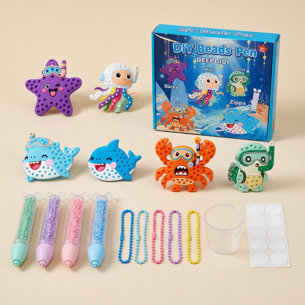 DIY Bead Art Pen Kit – Create & Decorate Animal Designs