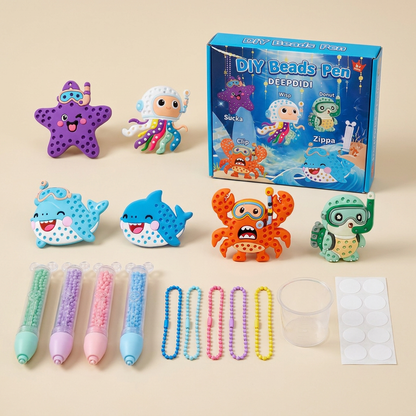 DIY Bead Art Pen Kit – Create & Decorate Animal Designs