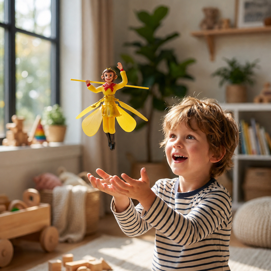 Interactive Flying Monkey Toy with Motion Sensor & LED Lights