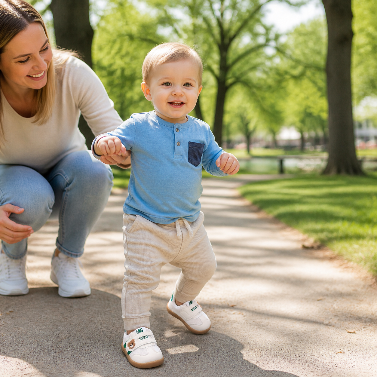 Breathable Baby & Toddler First Walking Shoes – Soft Sole & Non-Slip