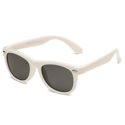 Kids flex sunglasses with flexible unbreakable frames