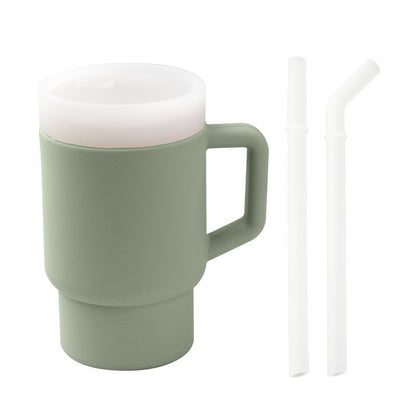 Leakproof Silicone Toddler Straw Cup