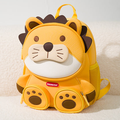 Kids Cartoon Animal Backpack – Lightweight Multi-Pocket School Bag