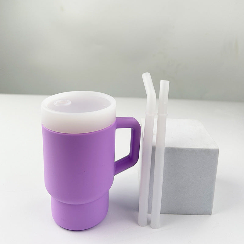 Leakproof Silicone Toddler Straw Cup