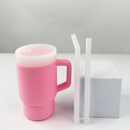 Leakproof Silicone Toddler Straw Cup