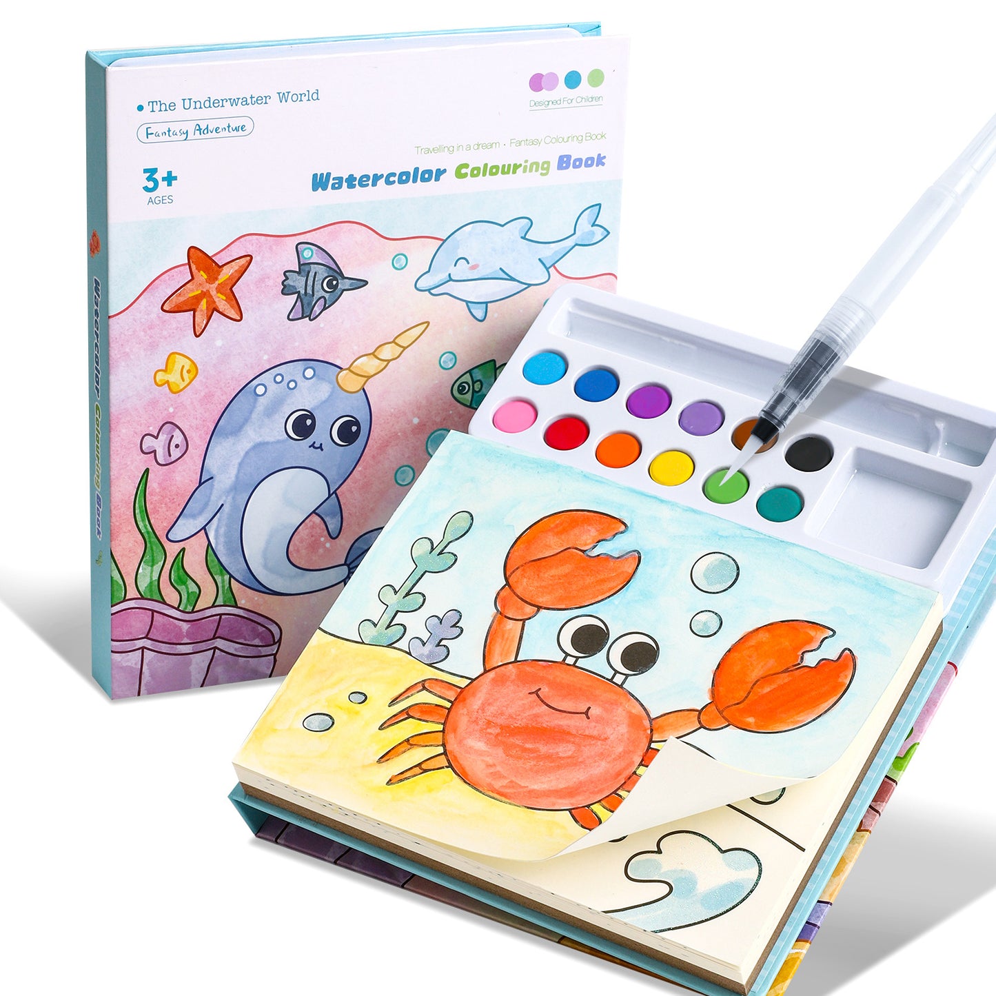 All-in-One Watercolour Painting Book