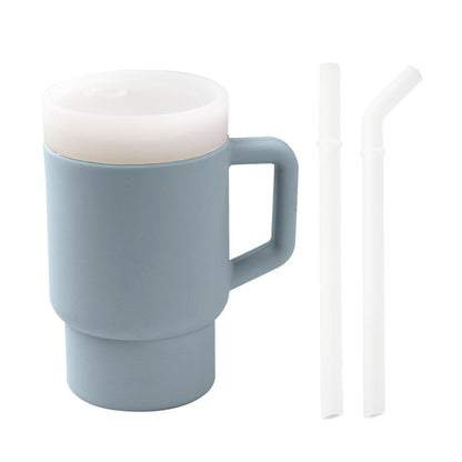 Leakproof Silicone Toddler Straw Cup