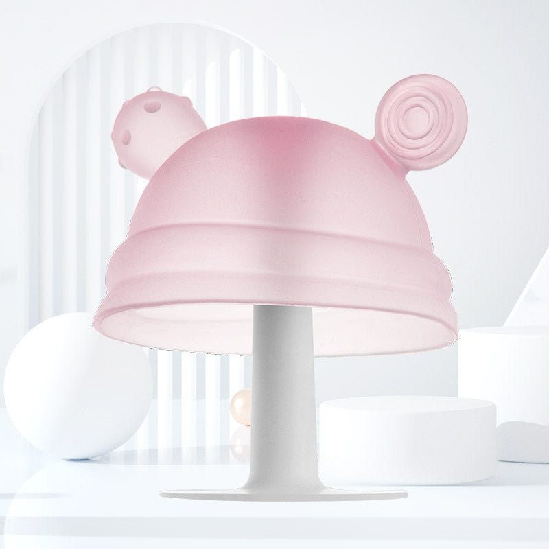 Baby Mushroom Silicone Teether for Tiny Hands