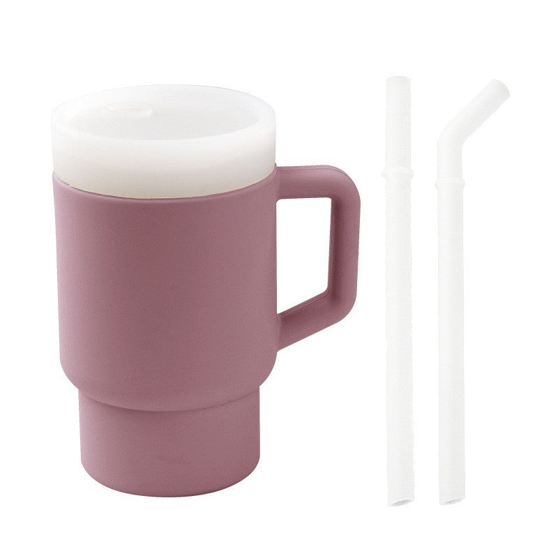 Leakproof Silicone Toddler Straw Cup