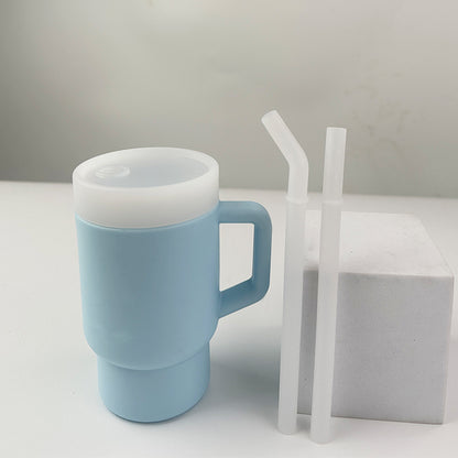 Leakproof Silicone Toddler Straw Cup