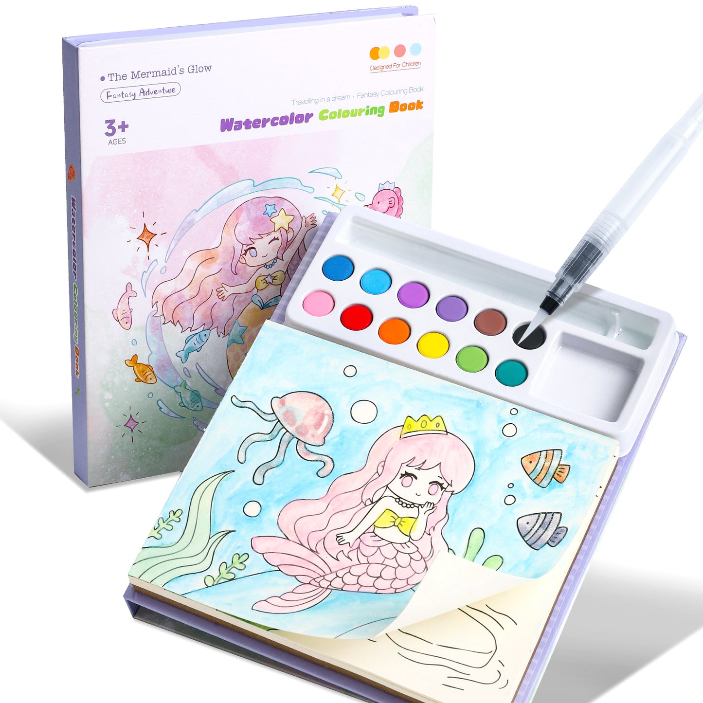 All-in-One Watercolour Painting Book