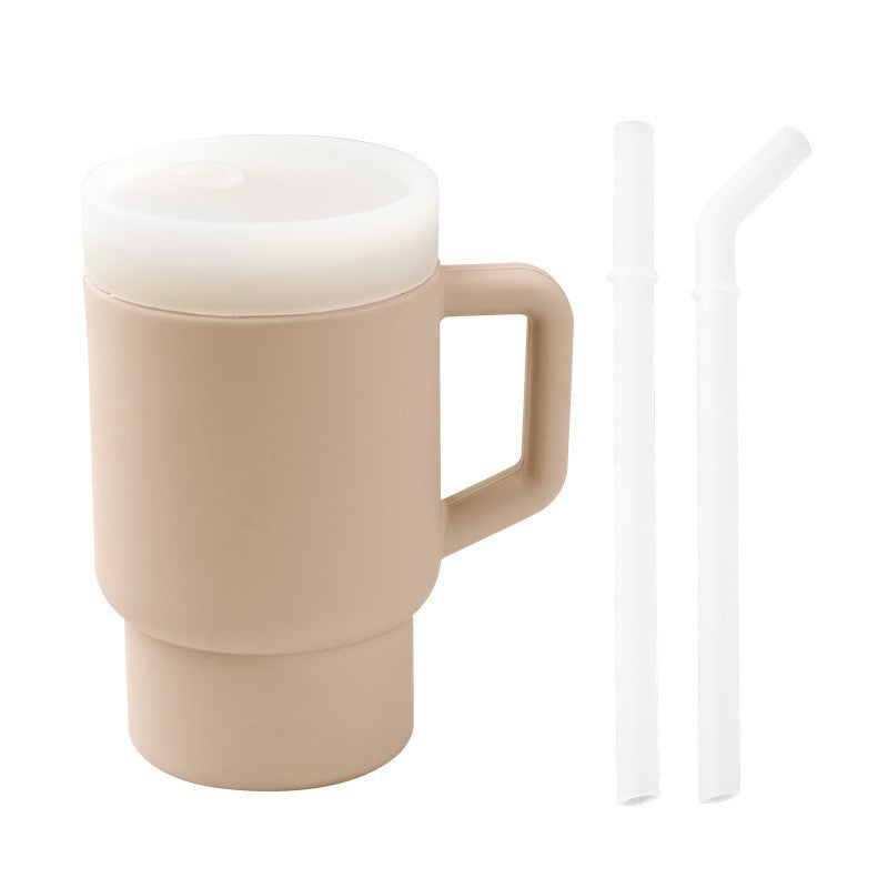 Leakproof Silicone Toddler Straw Cup