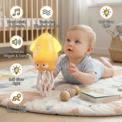 Dancing Squid Tummy Time Toy