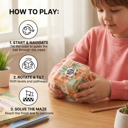 3D Maze Puzzle Cube