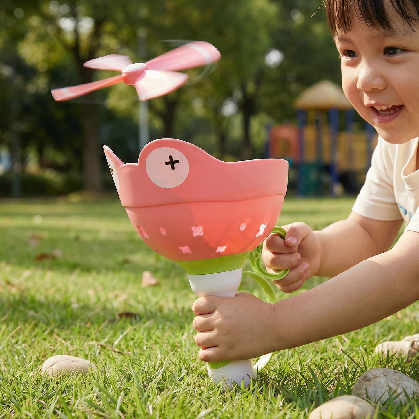 Flying Propeller Toy with String Starter