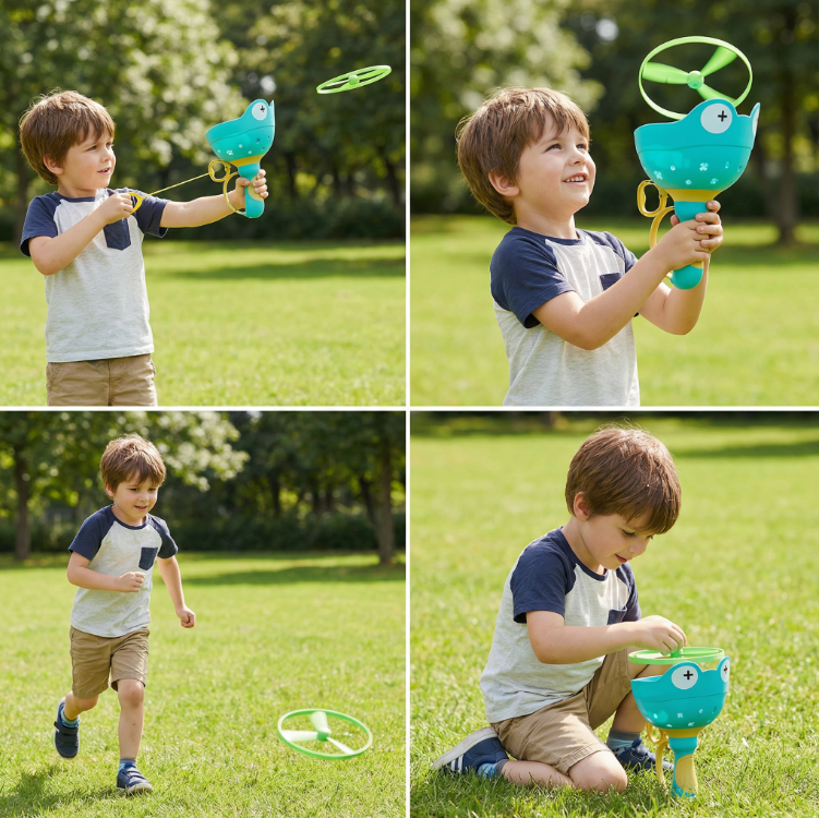 Flying Propeller Toy with String Starter