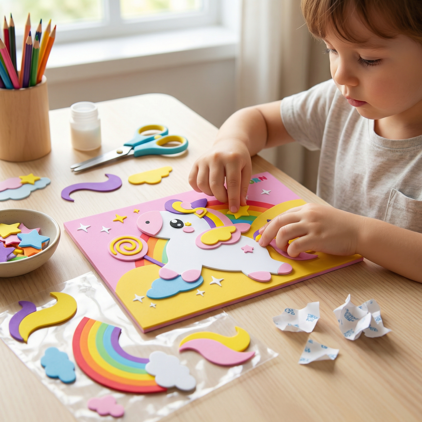 Creative Sticker Craft Set for Children
