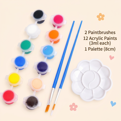 DIY Wooden Paint & Play Craft Kit for Kids
