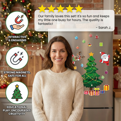DIY Christmas Montessori Magnetic Sticker