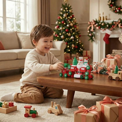 2-in-1 Transforming Christmas Train and Santa Robot