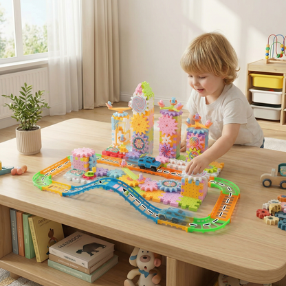 Rotating Montessori Building Blocks Toy