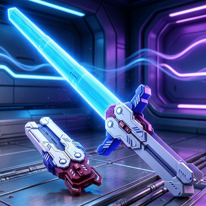 Glowing Telescopic Butterfly Sword Toy