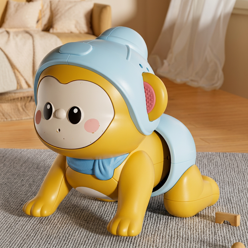 Interactive Crawling Baby Toy with Music & Voice Recording
