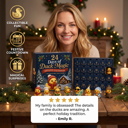 24-Day Magic Duck Advent Calendar with Collectible Mini Figurines