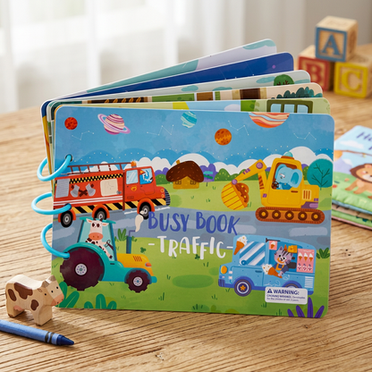 BusyBook - Montessori Durable Story Book