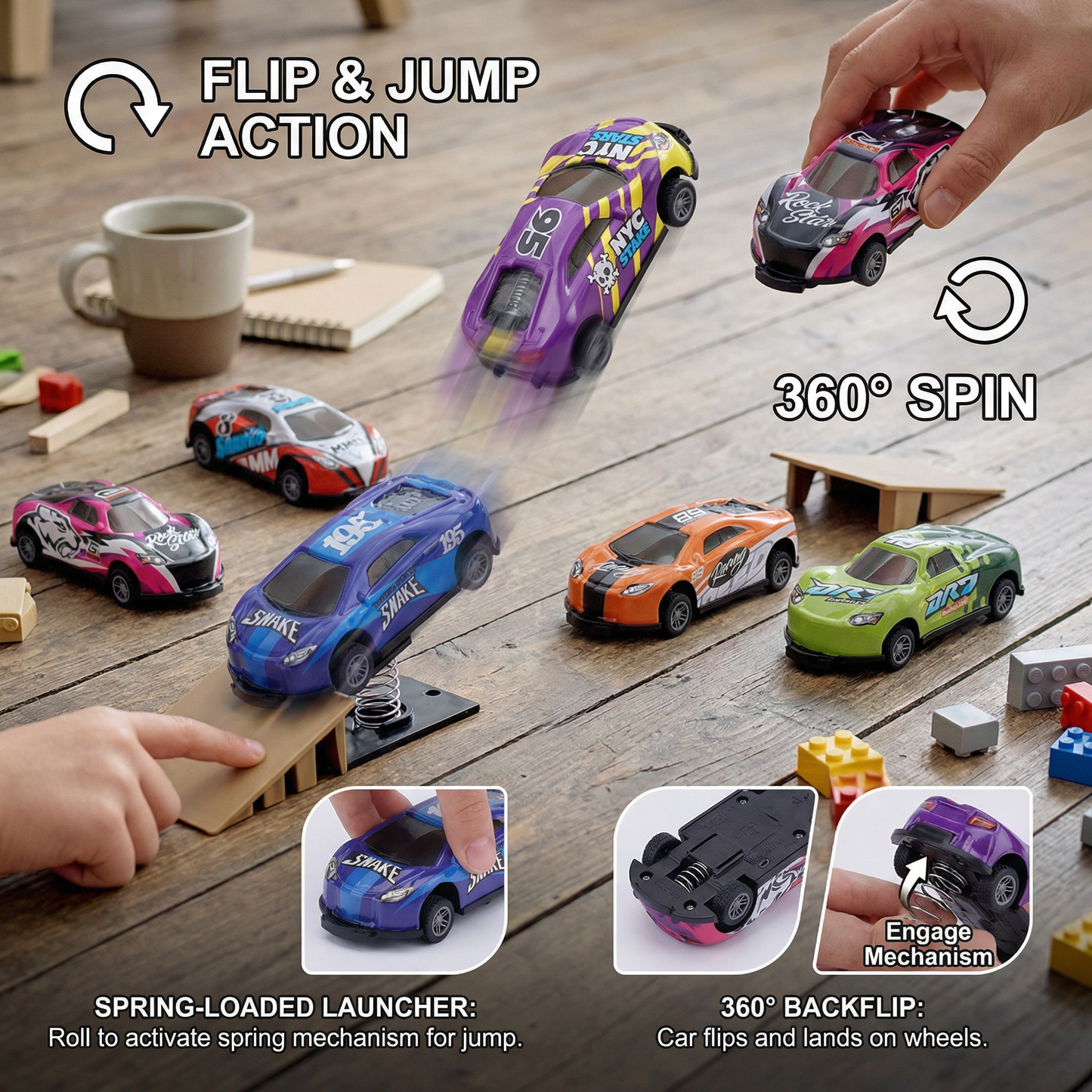Jumping Stunt Cars