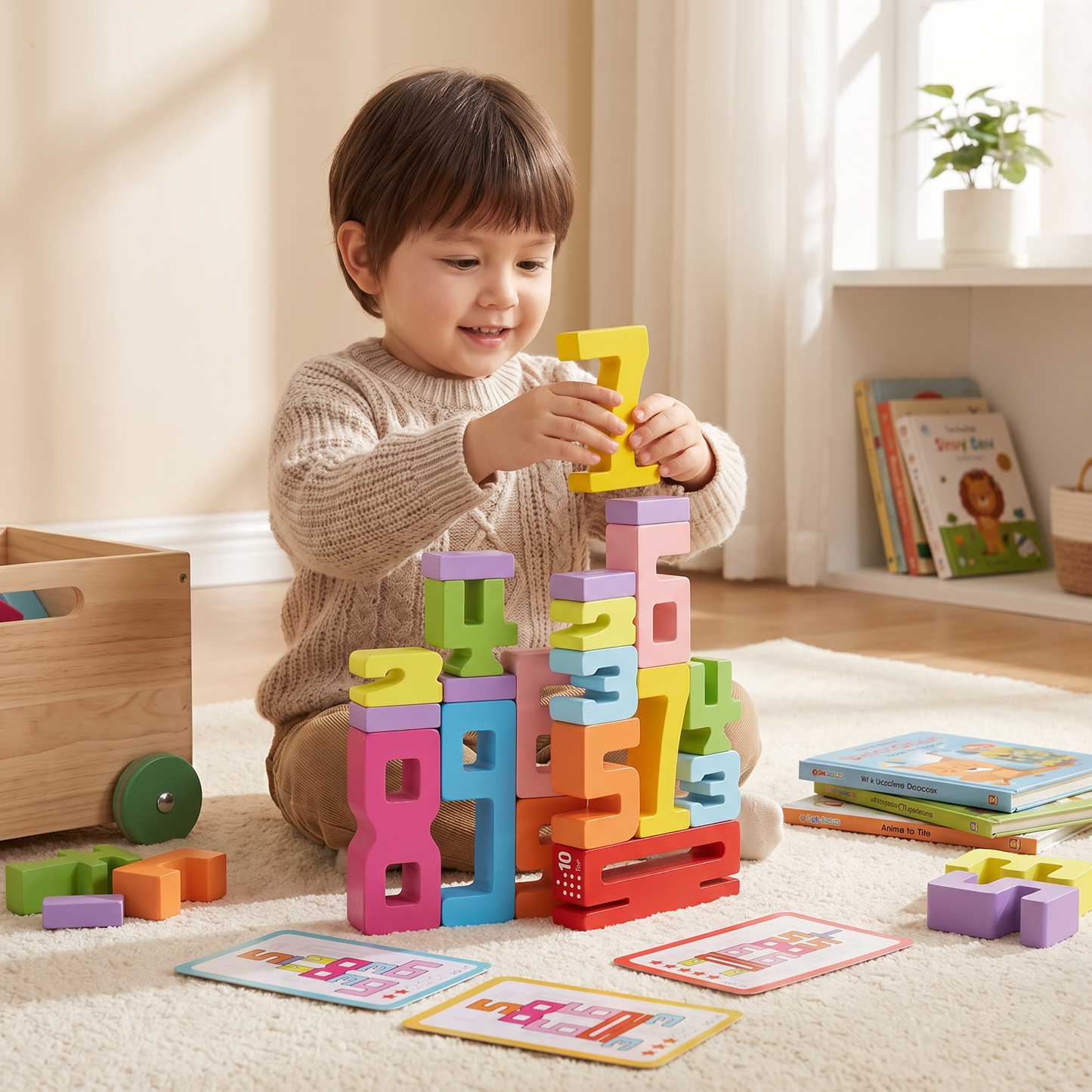 Educational Maths and Numbers Learning Blocks